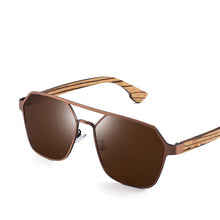 Load image into Gallery viewer, Wooden sunglasses with UV protection
