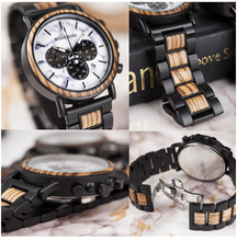 Load image into Gallery viewer, Fashion BOBO BIRD Wooden Watch Quartz Watch
