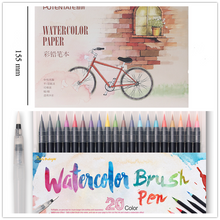 Load image into Gallery viewer, 20 color watercolor soft brush set
