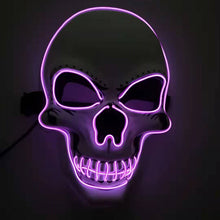Load image into Gallery viewer, Skull LED Glowing Halloween Mask
