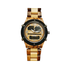 Load image into Gallery viewer, Luxury Wood Watch Handmade Chronograph Man

