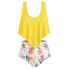 Load image into Gallery viewer, Plus size swimsuit bikini split swimsuit
