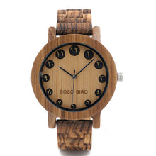 Load image into Gallery viewer, Arabic Wooden Watch
