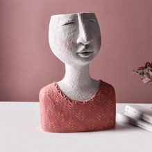 Load image into Gallery viewer, Portrait sculpture flower pot
