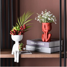 Load image into Gallery viewer, Portrait art flower pot head
