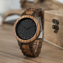 Load image into Gallery viewer, Inter-Wood Quartz Watch Men's Wood Watch
