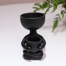 Load image into Gallery viewer, Humanoid ceramic flower pot
