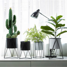Load image into Gallery viewer, North Flower Pot Iron Flower Stand Green Radish Office Living Room Home

