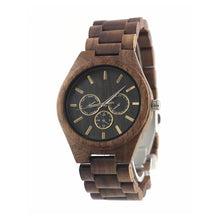Load image into Gallery viewer, Fashion simple watch All wood walnut quartz watch
