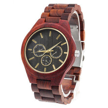 Load image into Gallery viewer, Fashion simple watch All wood walnut quartz watch
