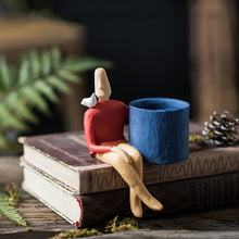 Load image into Gallery viewer, Abstract cartoon potted garden flower pot
