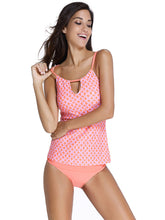 Load image into Gallery viewer, Buttonhole neckline split swimsuit swimsuit
