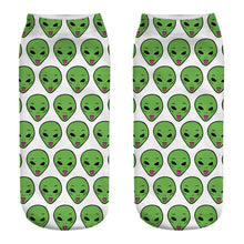 Load image into Gallery viewer, Spring And Autumn Cute Cat Cartoon 3d Print Socks Harajuku Woman Funny Kawaii ElasticPink Socks Invisible Boat Socks Short Tube
