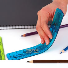 Load image into Gallery viewer, Plastic ruler 30cm soft ruler
