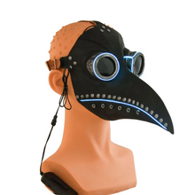 Load image into Gallery viewer, LED glowing plague doctor mask
