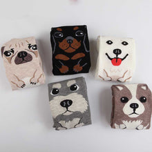 Load image into Gallery viewer, Cute cartoon dog expression female socks
