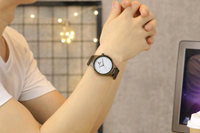 Load image into Gallery viewer, Wooden watch creative ebony watch male
