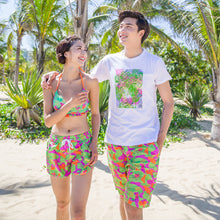 Load image into Gallery viewer, 2021 Korean Lovers Swimsuit Split Small Chest Gather Bikini, Quick Drying Beach Pants, Hot Spring Swimsuit, Seaside Suit
