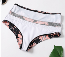 Load image into Gallery viewer, High-waist ruffled swimsuit
