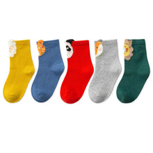 Load image into Gallery viewer, Children's Boxed Cartoon Tube Socks Boys And Girls Baby Cotton Socks
