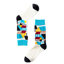 Load image into Gallery viewer, British wind men's and women's cotton socks
