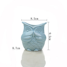 Load image into Gallery viewer, Green plant ceramic flower pot container
