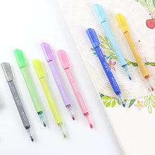 Load image into Gallery viewer, Dream color fluorescent double line pen
