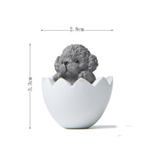 Load image into Gallery viewer, Teddy Dog Hand-made Miniature Landscape Gardening Doll
