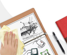 Load image into Gallery viewer, Elfinbook X leather surface App backup management smart paper notebook repeatable writing painting handwriting
