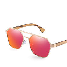 Load image into Gallery viewer, Wooden sunglasses with UV protection
