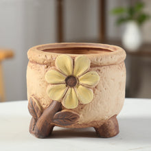 Load image into Gallery viewer, Succulent Flower Pot Ceramic Large Old Pile Platter Hand-painted Pot
