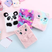 Load image into Gallery viewer, Cartoon plush notebook

