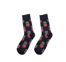 Load image into Gallery viewer, Men's and women's high-length flower long socks
