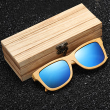 Load image into Gallery viewer, Polarized wooden sunglasses
