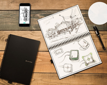 Load image into Gallery viewer, Elfinbook Generation  Second Generation 2.0 Repeatable Writing Notebook App Backup Management Intelligent Ideas
