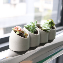 Load image into Gallery viewer, Four-hole flowerpot silicone mold
