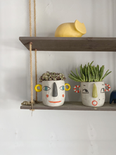Load image into Gallery viewer, Human Face Handmade Ceramic Succulent Flower Pot
