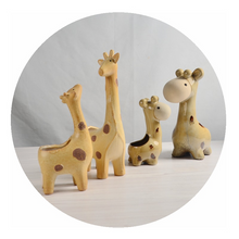 Load image into Gallery viewer, Creative Cute Ceramic Giraffe Succulent Flower Pot
