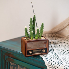 Load image into Gallery viewer, Creative Retro Radio Shape Ornament Flower Pot
