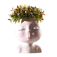 Load image into Gallery viewer, Nordic Creative Art Doll Sculpture Flower Pot
