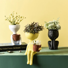 Load image into Gallery viewer, Portrait Art Personality Resin Flower Pot
