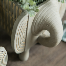Load image into Gallery viewer, Animal abstract elephant flower pot
