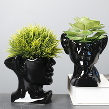 Load image into Gallery viewer, Body Art Ceramic Flower Pot Creative Plant Succulent Home Decoration
