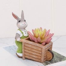 Load image into Gallery viewer, Cartoon rabbit flower pot
