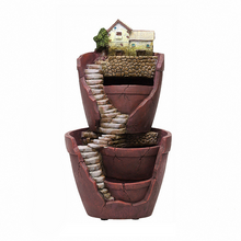 Load image into Gallery viewer, Creative Pastoral Succulents Multi-layer Resin Flower Pot
