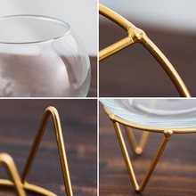 Load image into Gallery viewer, Glass flower pot
