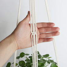 Load image into Gallery viewer, Simple Square Plank Flower Pot Hanging Basket Bracket
