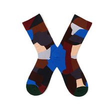 Load image into Gallery viewer, French Illustration Design Abstract Oil Painting Cotton Socks

