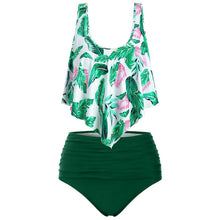 Load image into Gallery viewer, Plus size swimsuit bikini split swimsuit
