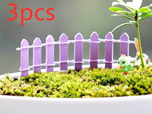 Load image into Gallery viewer, Small Wooden Fence Moss Micro Landscape Cake Baking Decoration
